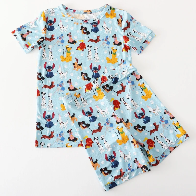 Magic Collection Magic Mutts - Bamboo Short Sleeve Short Lounge Set