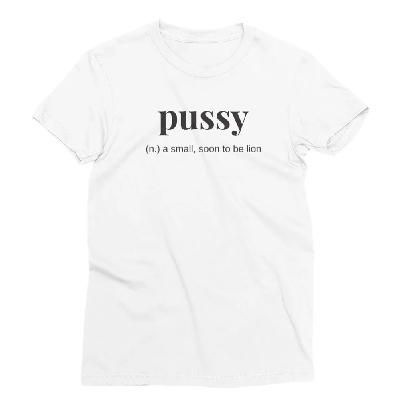 Pussycat Lion - Women’s Short Sleeve T-Shirt