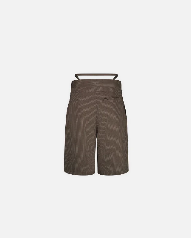 Double Fold Suit Shorts