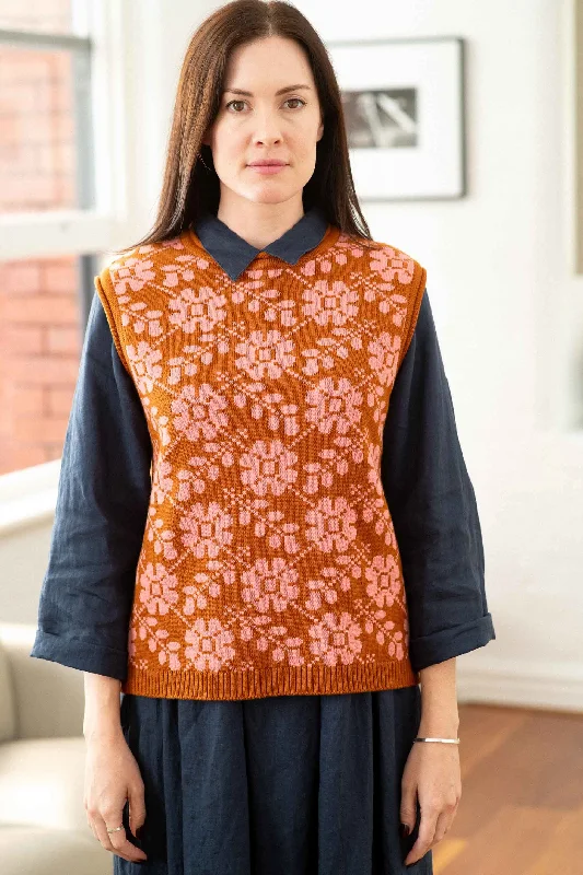 Valerie Vest Floral *organic cotton